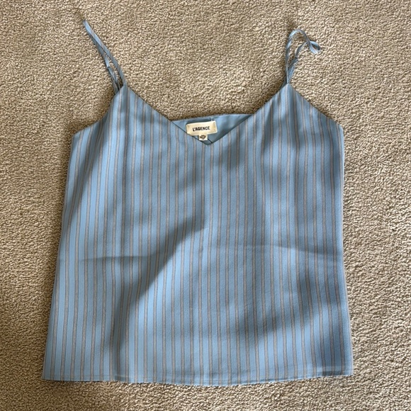Blue Striped Women's Top - Picture 1 of 4
